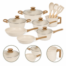 ✨ Kit Premium de Cerâmica – 9 Panelas + 13 Utensílios Exclusivos [PREÇO DE FÁBRICA]