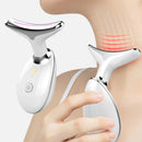 Massageador Rejuvenescedor com LED para Rosto e Pescoço - GlowRenew